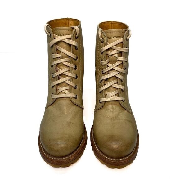 Frye Sabrina Stonewashed Leather Lace Up Chunky Heeled Combat Ankle Booties 6.5 - Picture 2 of 9